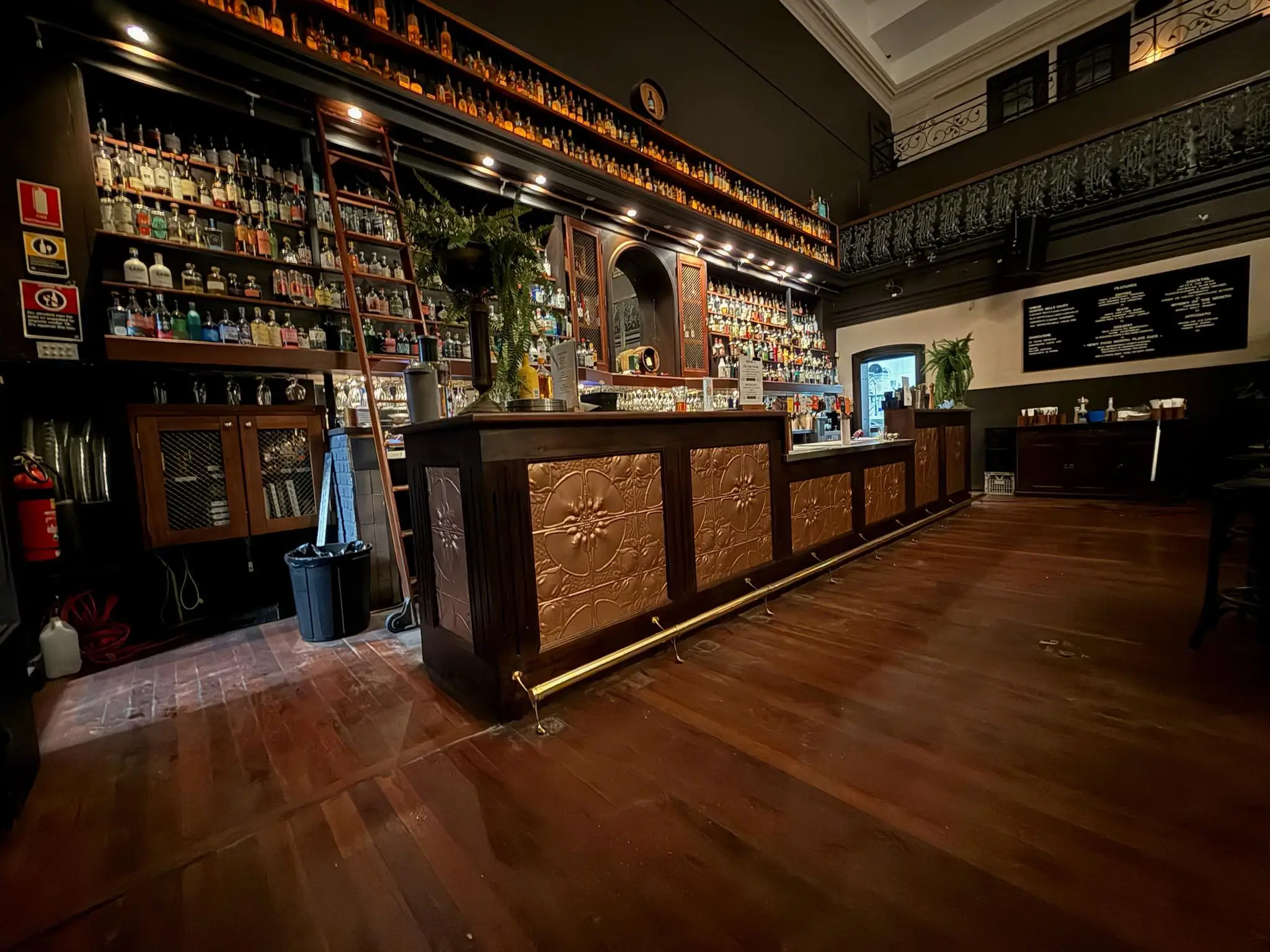 Heritage pub main bar after a full fitout